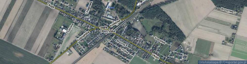 Zdjęcie satelitarne Łąkowa ul.